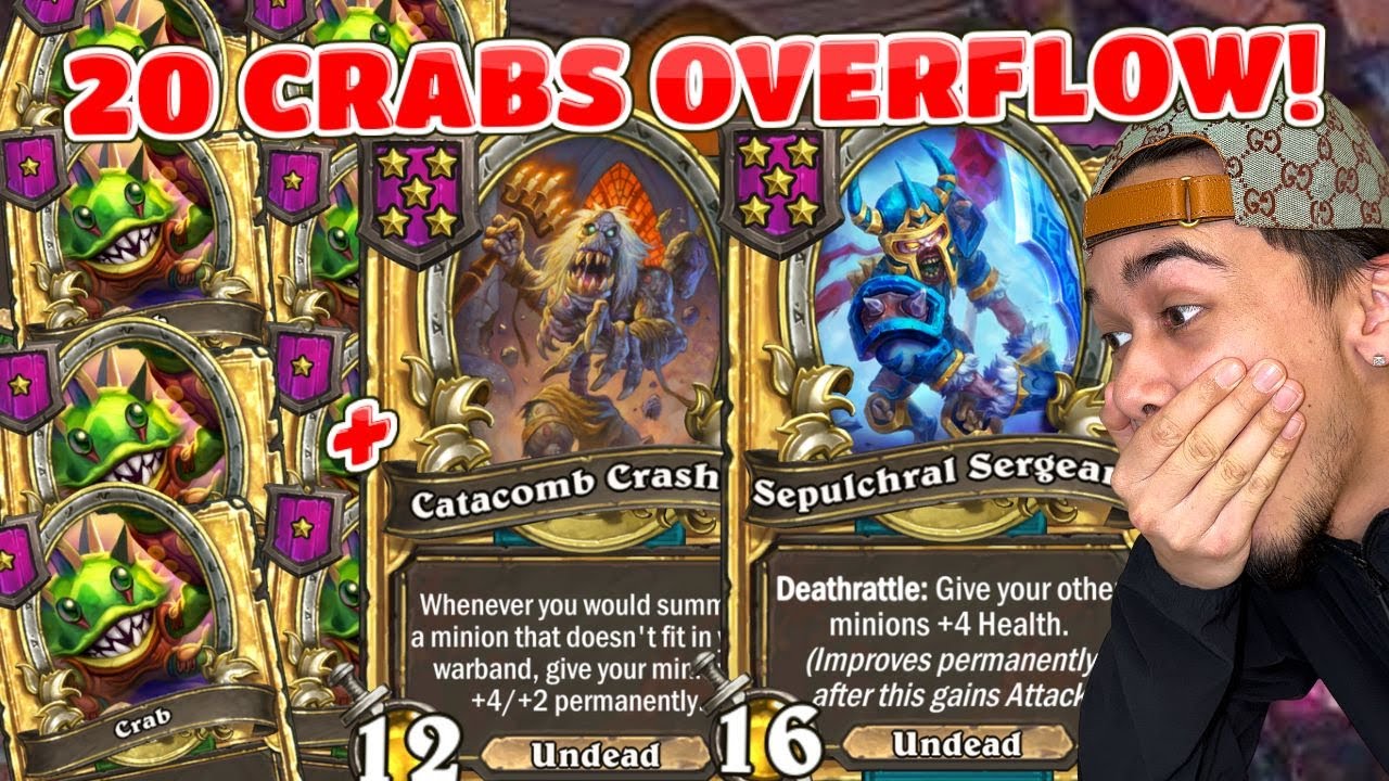 BIGGEST OVERFLOW Highroll Ever! | Hearthstone Battlegrounds