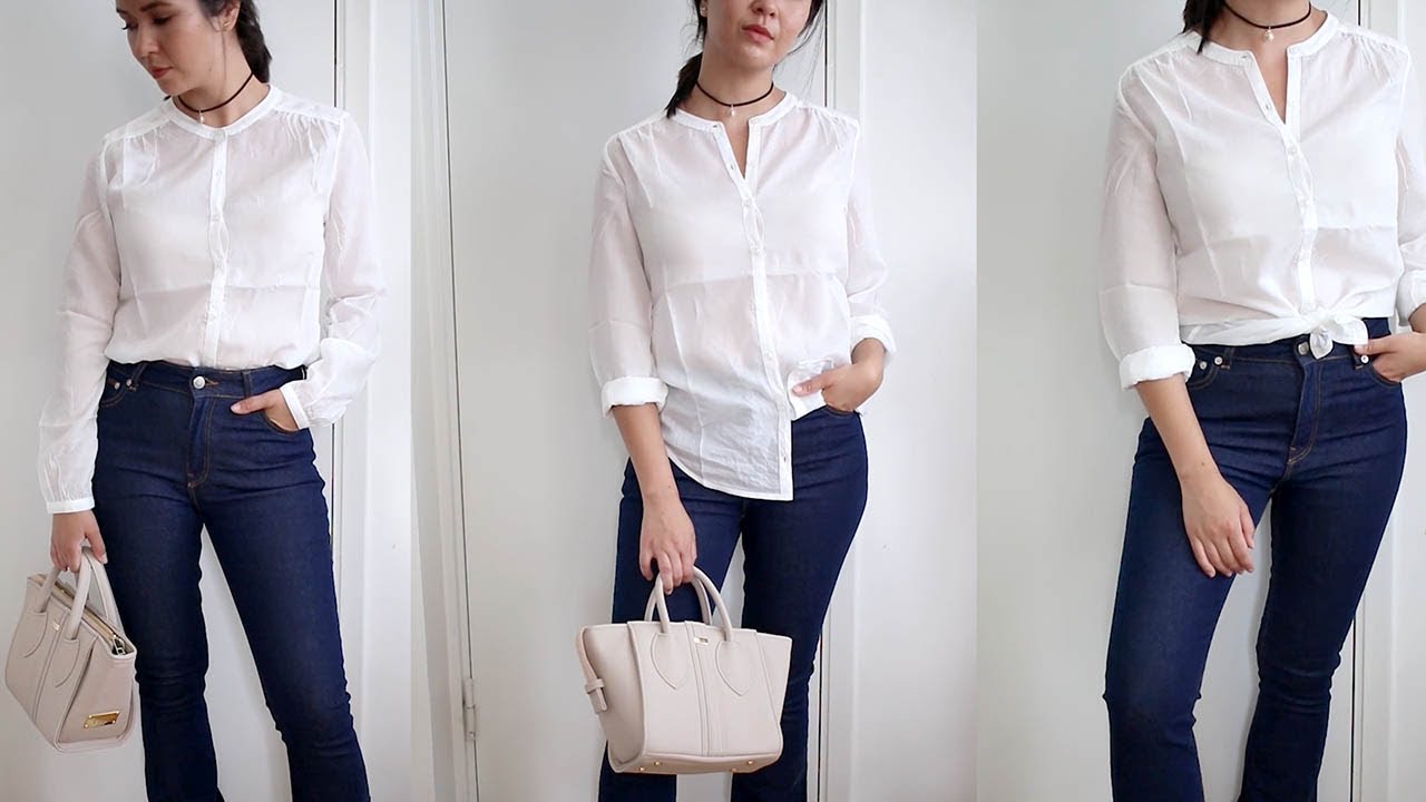 1 blouse - 3 ways | Variera den vita blusen | Schysst Va x T H R I V E