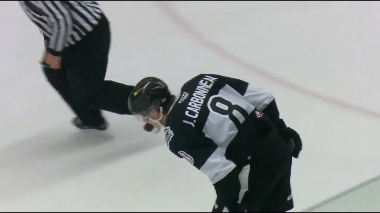 One of the highest ceiling prospect for the 2025 NHL Draft Justin Carbonneau Highlight tape in QMJHL