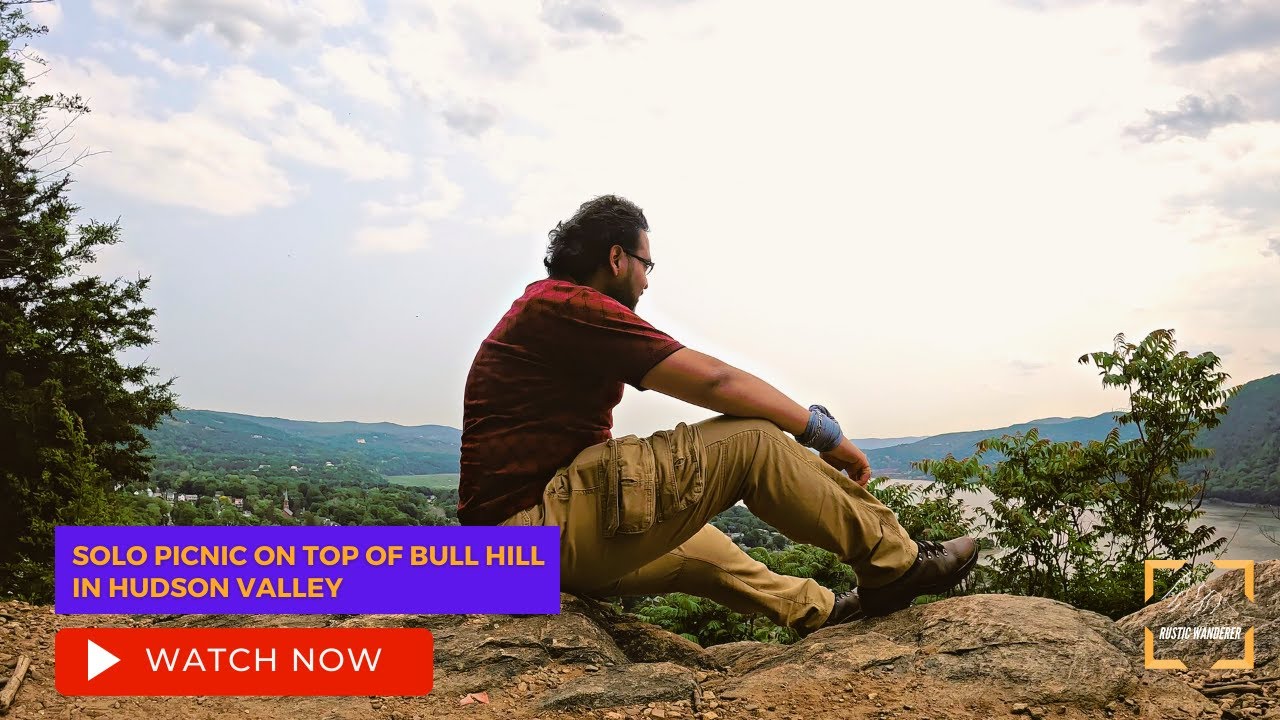 Solo picnic top of Bull Hill in Hudson Valley | The Rustic Wanderer