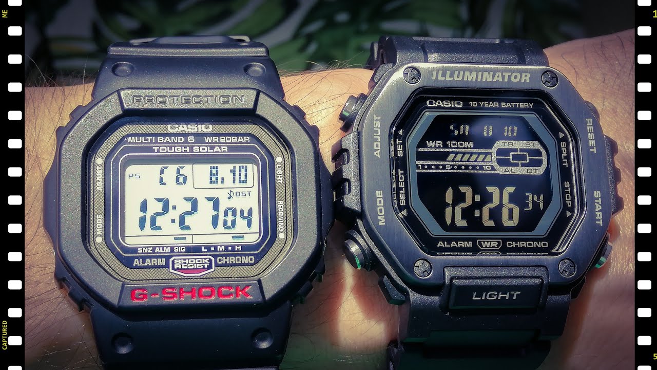 MWD-110HB-1BV / Younger brother of G-SHOCK squares?
