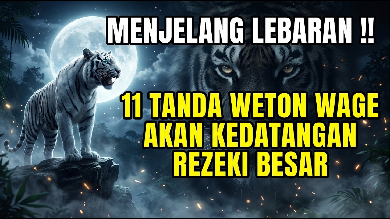 🔴 SEGERA BERSYUKUR❗ 11 Tanda Aneh Ini Bukti WETON WAGE Segera Dihantam Rezeki Raksasa ❗