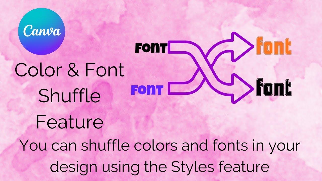 Canva Font & Color Shuffle Tool | Instantly Change Fonts and Colors in Your Designs