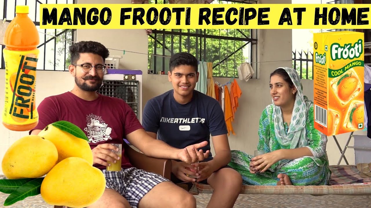 Mango Frooti Recipe at Home | FROOTI RECIPE AT HOME | How to make Mango Frooti at Home | INDIAN MOM