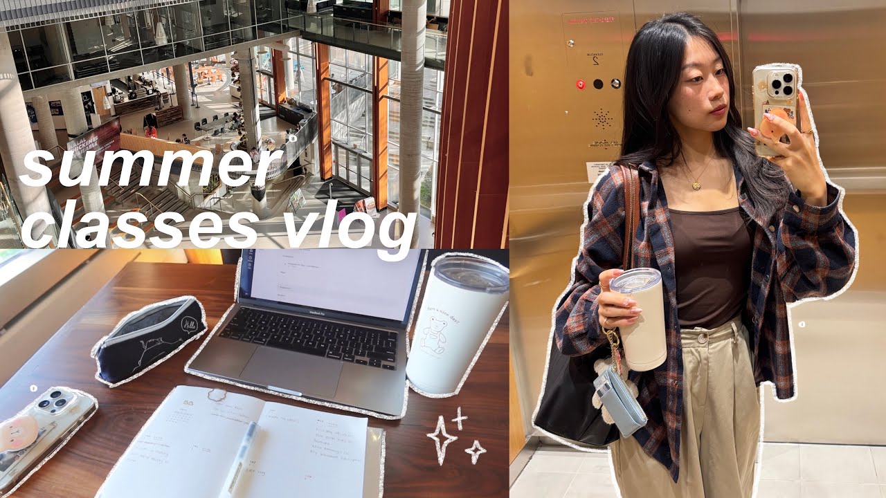 summer classes @ ubc: study sessions, back to productivity, cafes & alone time