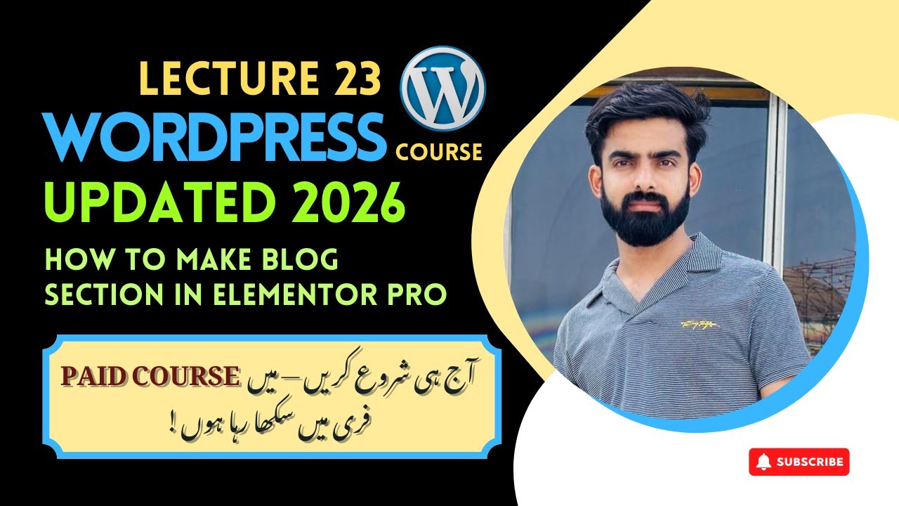 How to Make Blog Section in Elementor Pro | Posts Widget Tutorial 