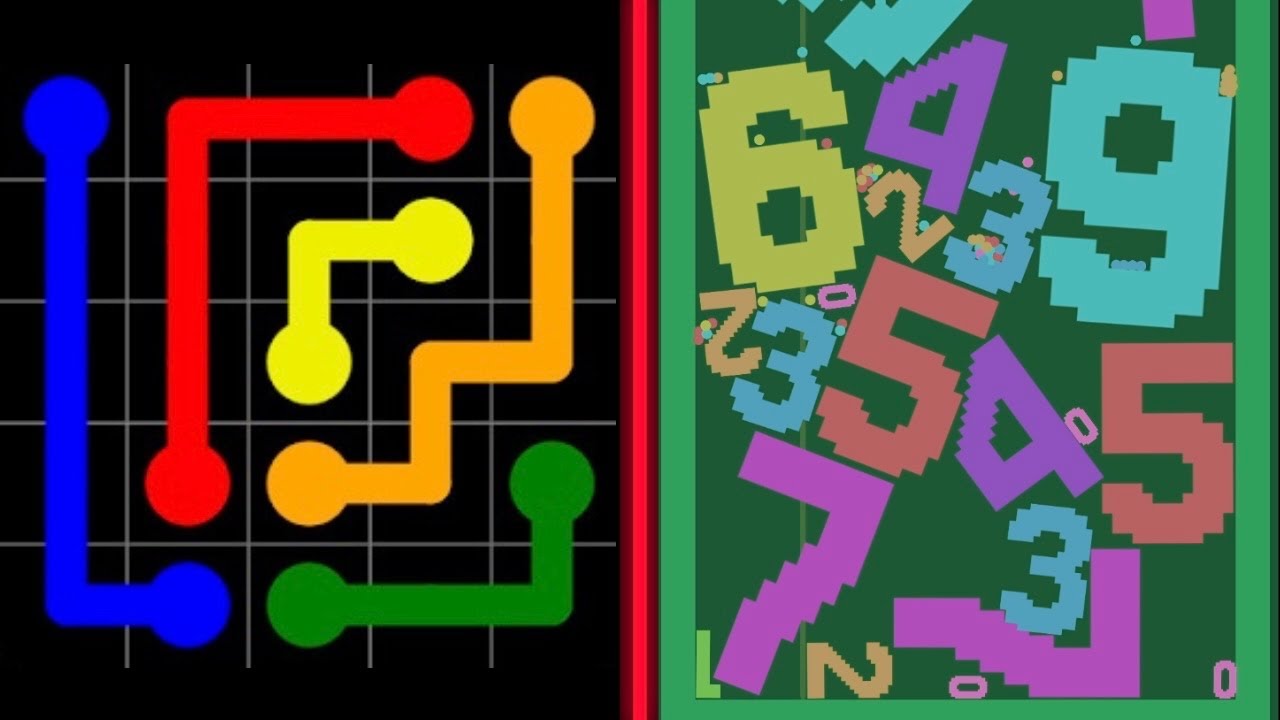 Flow Free Puzzle VS 🔢 I Like ABC Numbers Merge – All Levels Gameplay 🎮