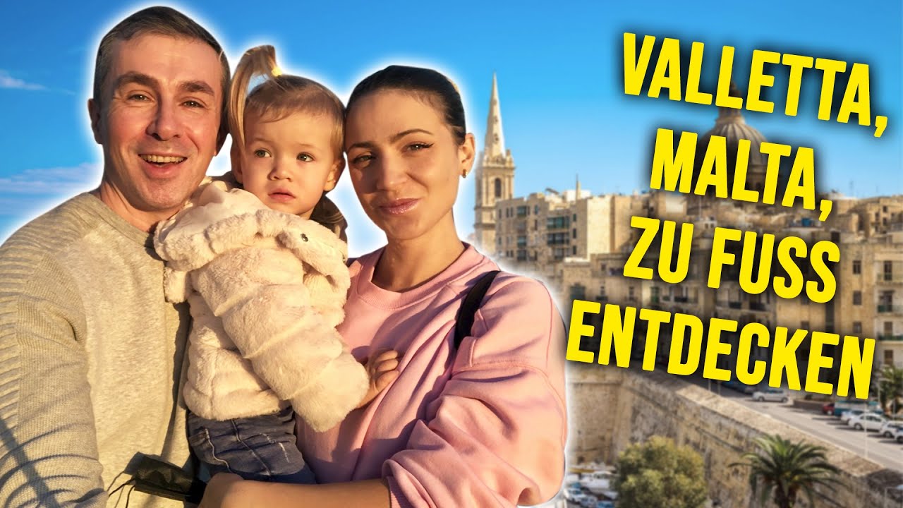 Wir Erkunden Vallettas Altstadt! Sehenswürdigkeiten auf Malta!