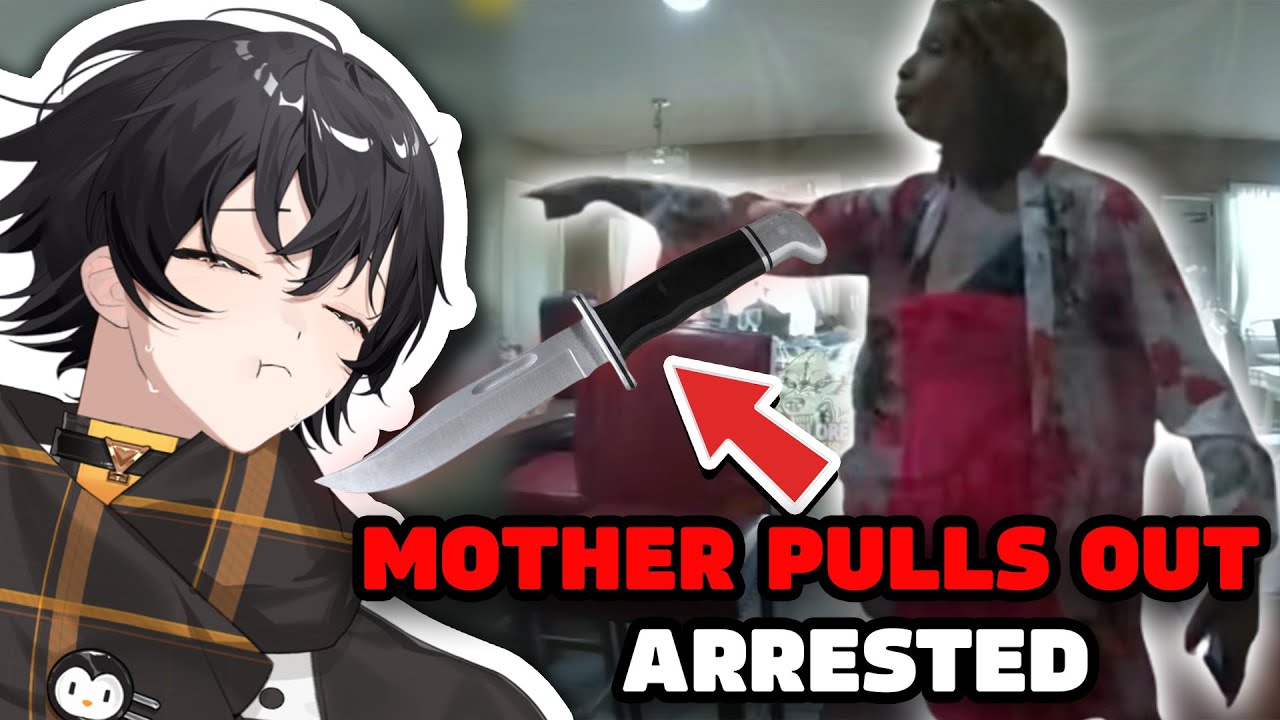 MOTHER PULLS KNIFE ON OWN SON! ARRESTED! (Vtuber Reacts)