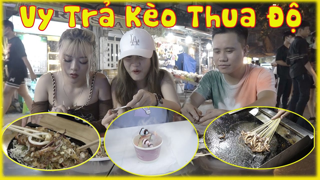 Vĩnh, Phương và Vy ĂN HẾT MÓN NGON - ĐƯỜNG HỒ THỊ KỶ  | Vĩnh Hậu Trường.