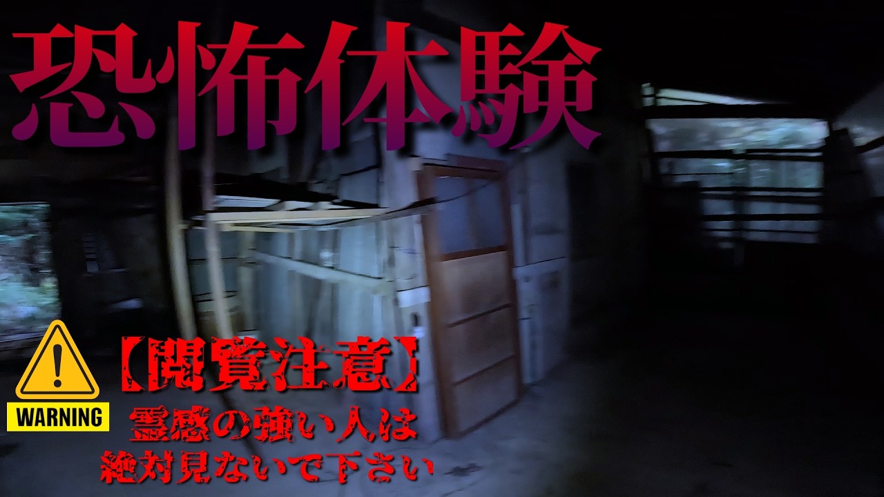 恐怖体験！カメラに映ってしまった衝撃の映像！【閲覧注意】霊感の強い人は絶対に見ないで下さい！【車中泊の旅】【#5-16】