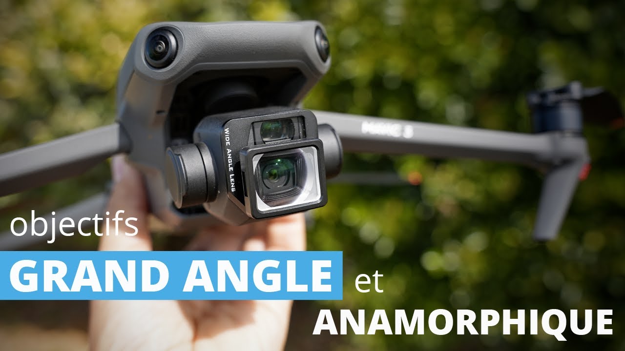 Objectif GRAND ANGLE et ANAMORPHIQUE pour le MAVIC 3 (Pack complet FREEWELL)