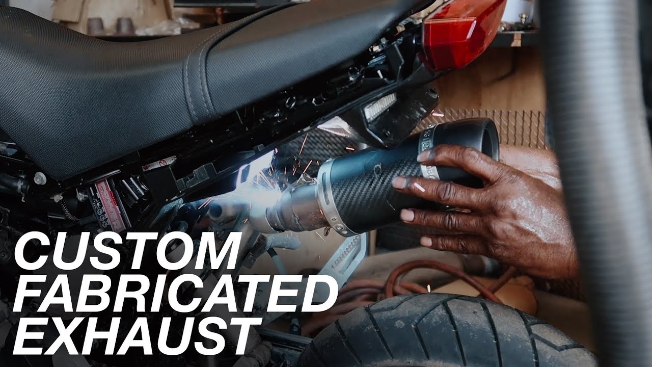 My 300cc Swapped Grom got a FULL custom exhaust!!