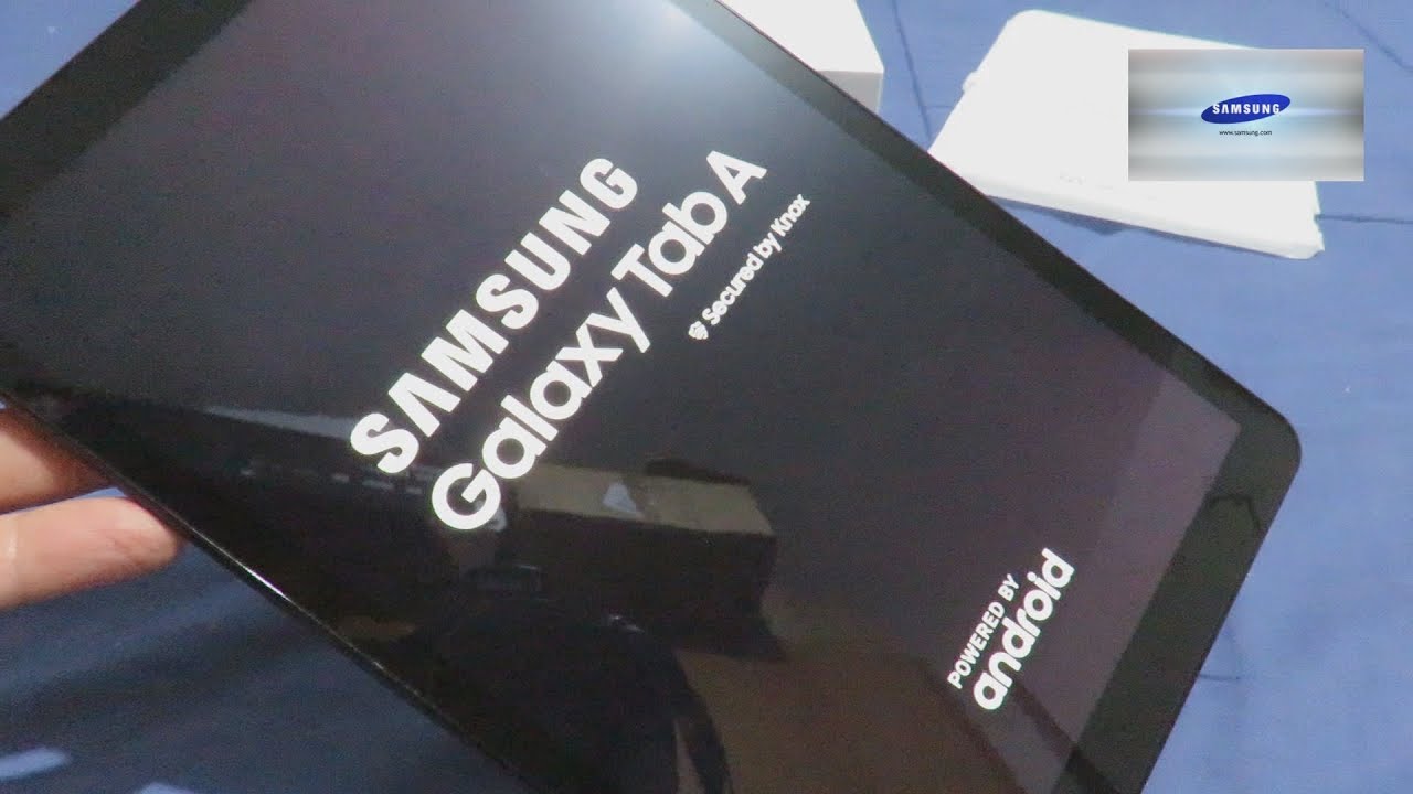 Samsung Galaxy TAB A 2018 SM-T595 (apresentando o aparelho)