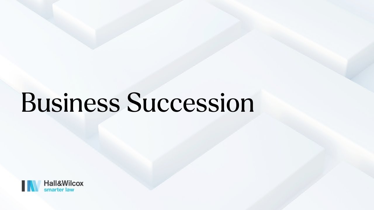Succession planning: do you hold your business interests together with third parties?