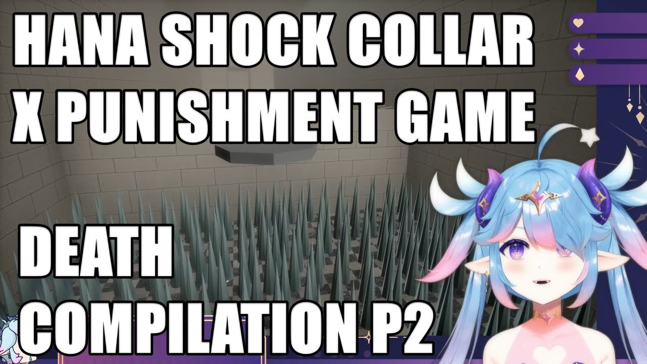 Hana choose the worst game for a shock collar challenge (death compilation 2) (Shock collar p3)