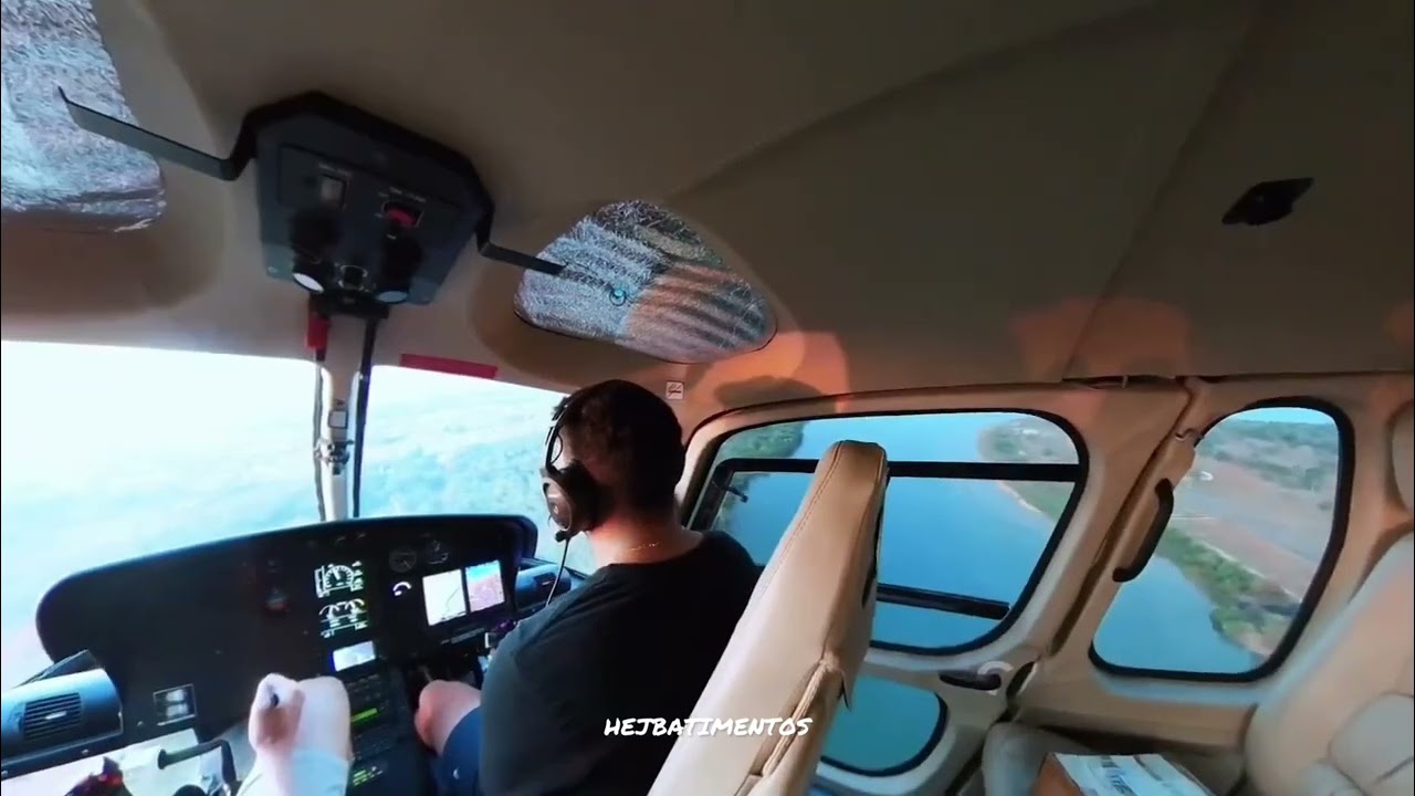 JULIANO da dupla Henrique e Juliano pilotando seu helicóptero🚁♥️🫶♥️
