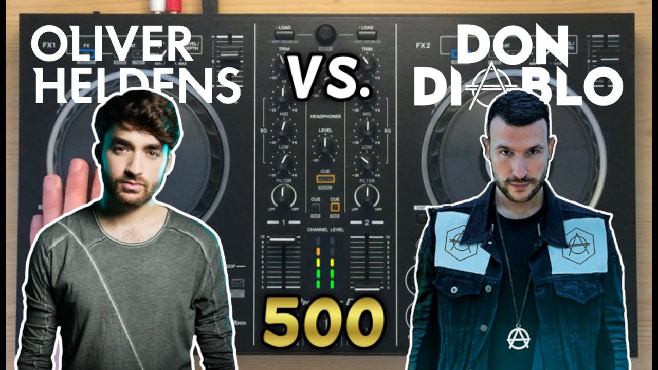 Oliver Heldens vs Don Diablo Live Mix 2017 | Pioneer DDJ-RB [500 SUBS SPECIAL]