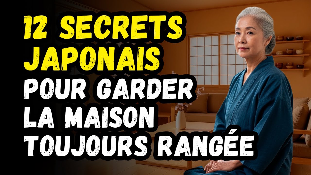 12 SECRETS JAPONAIS POUR GARDER VOTRE MAISON ORDONNÉE SANS EFFORT