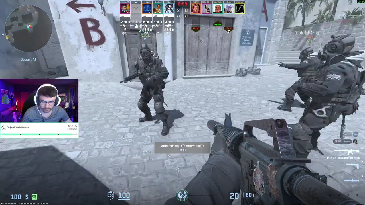 COUNTER STRIKE 2 : On fait FF 2 teams ?