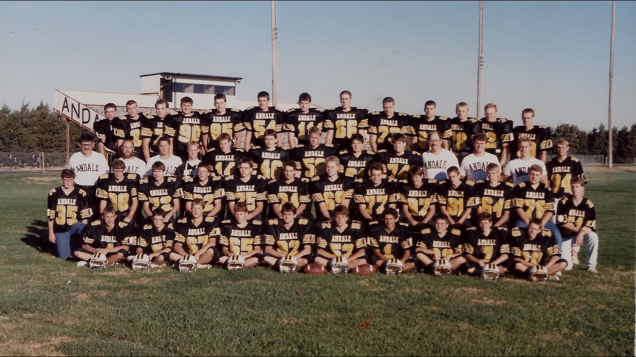 ANDALE H.S. Football team INTRODUCTIONS 1989