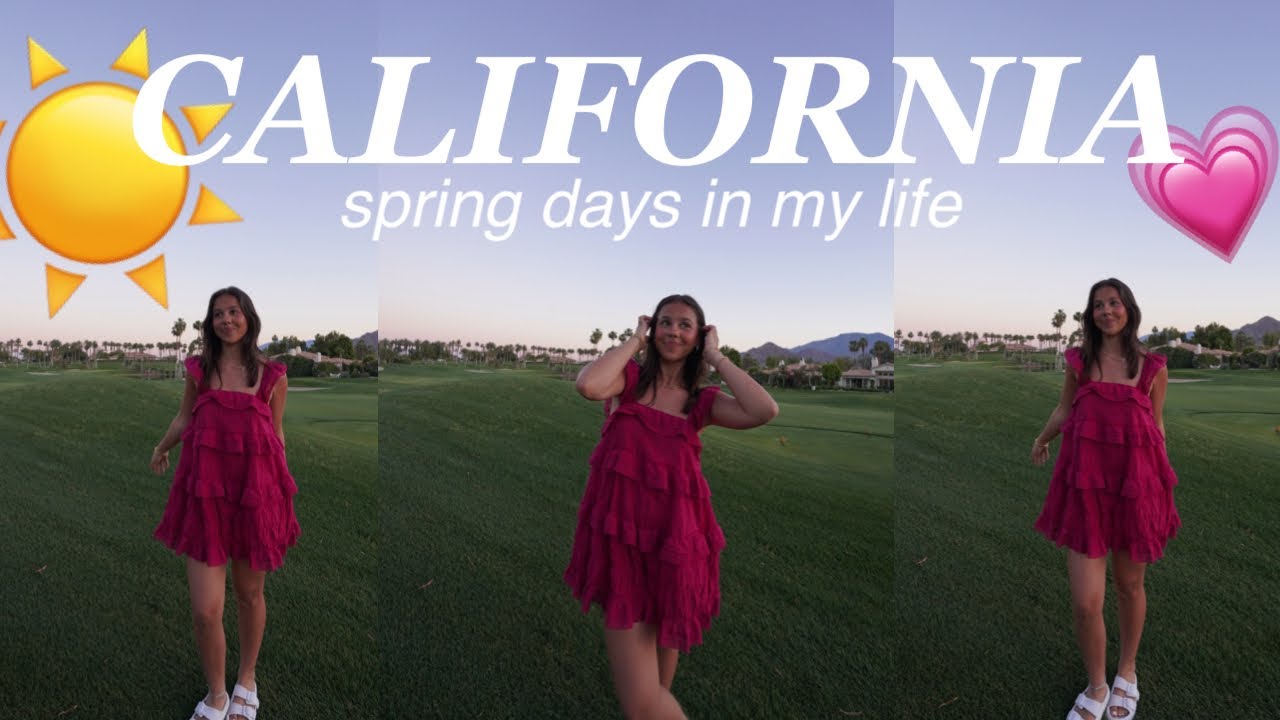 CALI DAYS IN MY LIFE *shopping, golf, tanning* 🌴