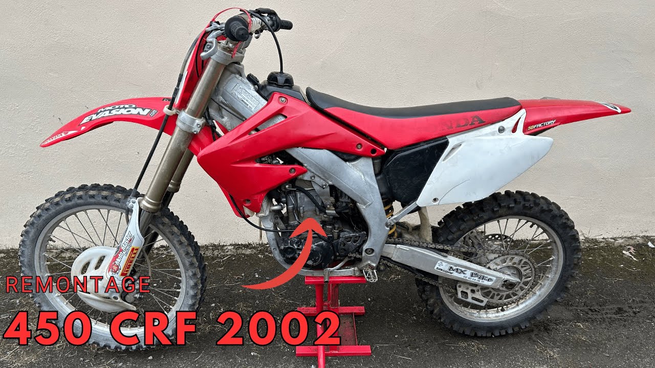REMONTAGE MOTEUR 450 CRF 2002
