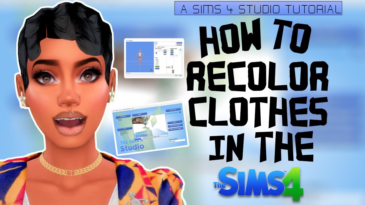 HOW TO RECOLOR USING SIMS 4 STUDIO - TUTORIAL| |The Sims 4