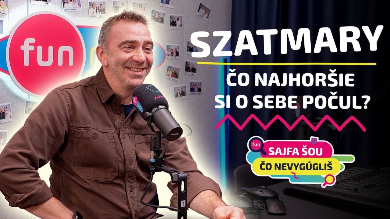 Pred desiatimi rokmi by som sa zrútil, teraz žartujem. Čo nevygúgliš s Mišom Szatmarym | SAJFA  ŠOU