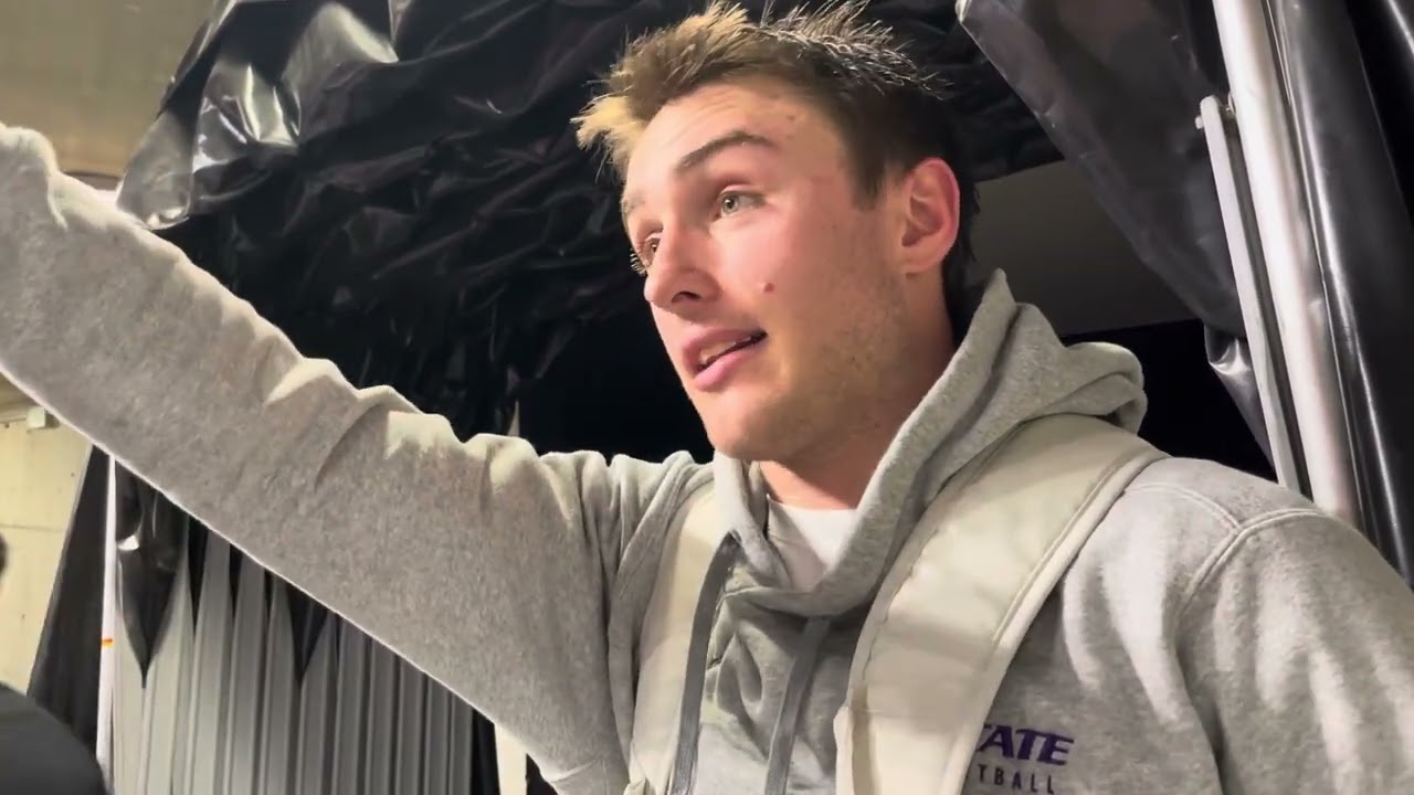 Brendan Hausen Postgame Interview after road win at Iowa State