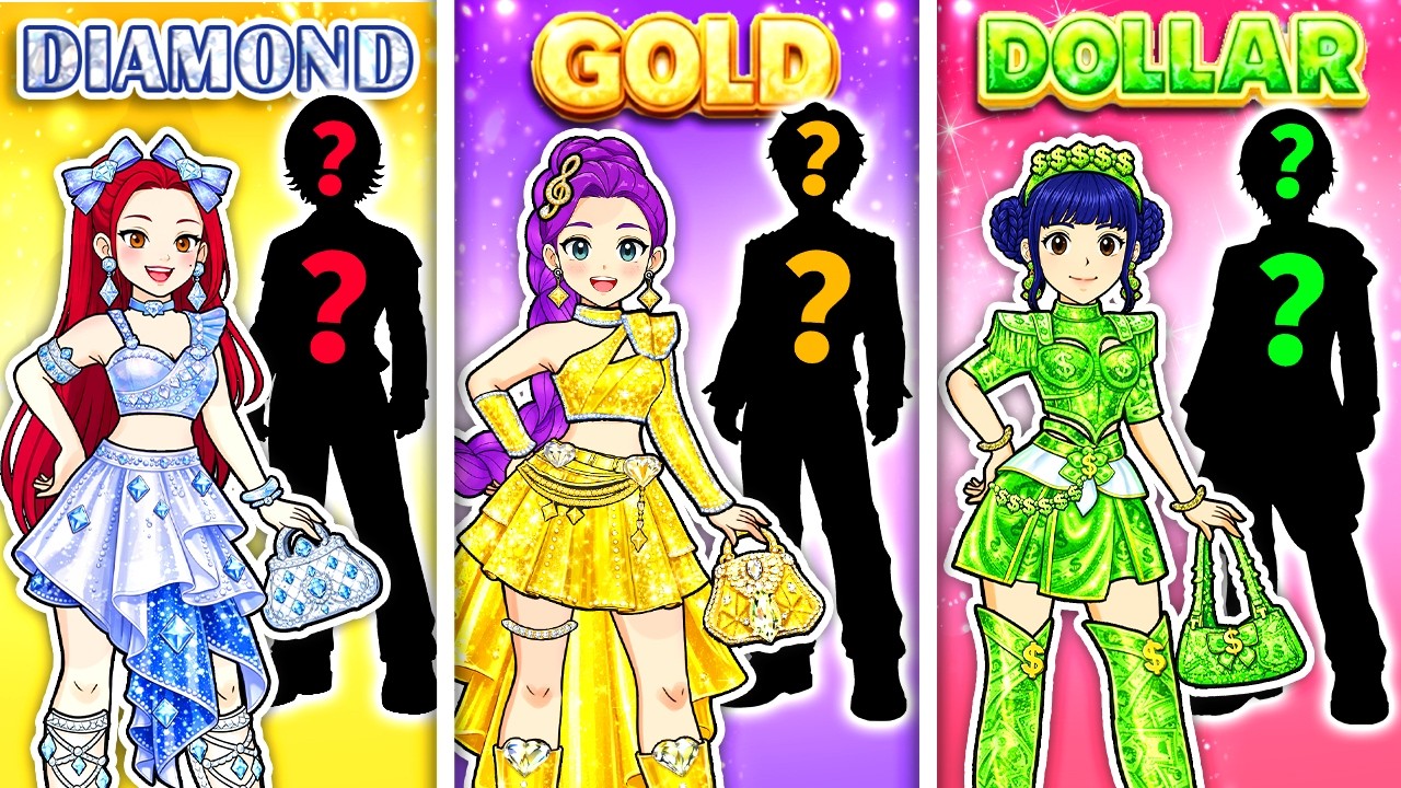 Dianond & Gold & Dolar Style Battle✨Who Wins the Love | K-Pop Demon Hunters