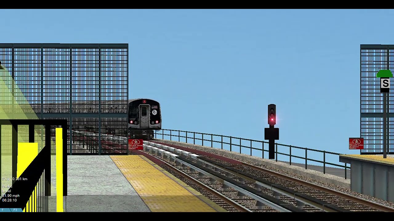 OpenBVE 2024: R179 Shuttle Train @ Beach 67th Street