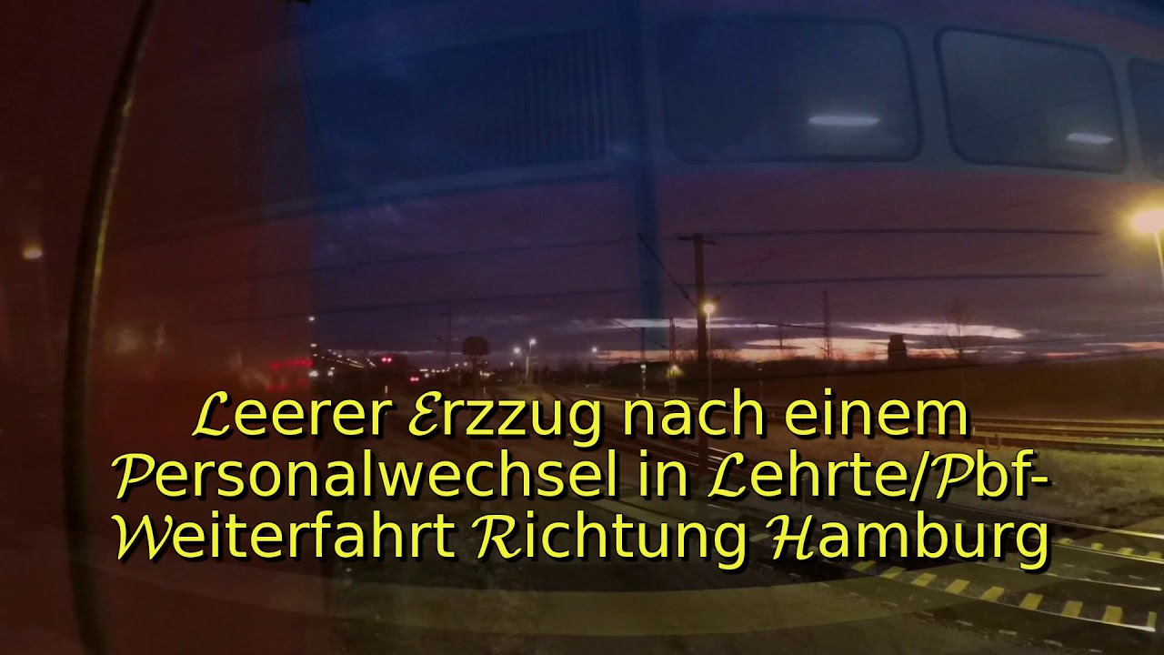 🚂🚂Abendliche Erzzug-Impressionen aus Beddingen/Lehrte🚂🚂