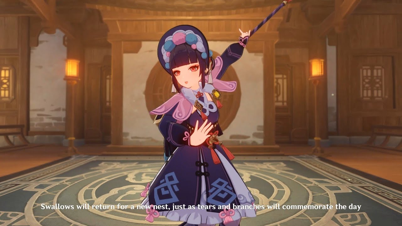 The Sanctification of Tao Dou | Genshin impact cutscene (4K resolution)