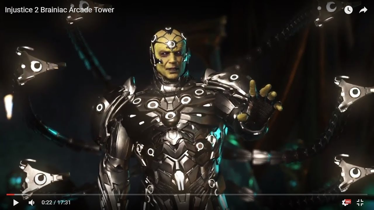 Injustice 2 Brainiac Arcade Tower Fun