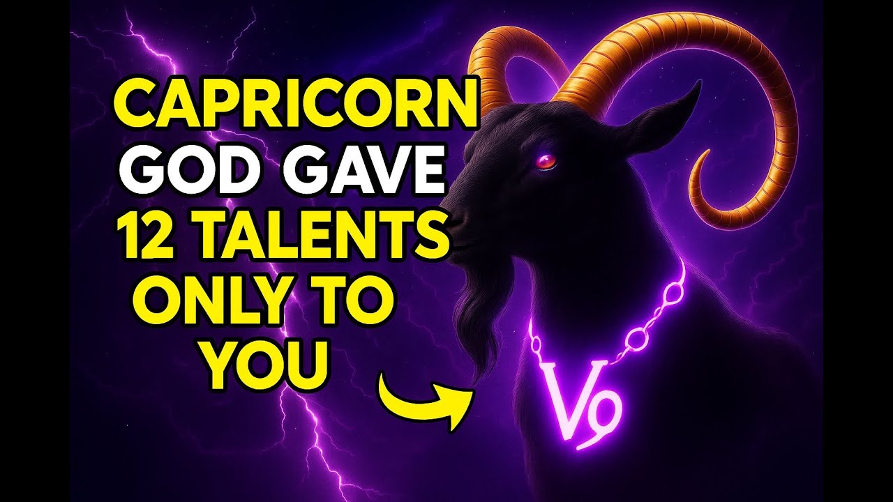 12 TALENTS THAT GOD GAVE ONLY TO CAPRICORN ♑🐐 DO YOU HAVE ANY OF THESE .....?