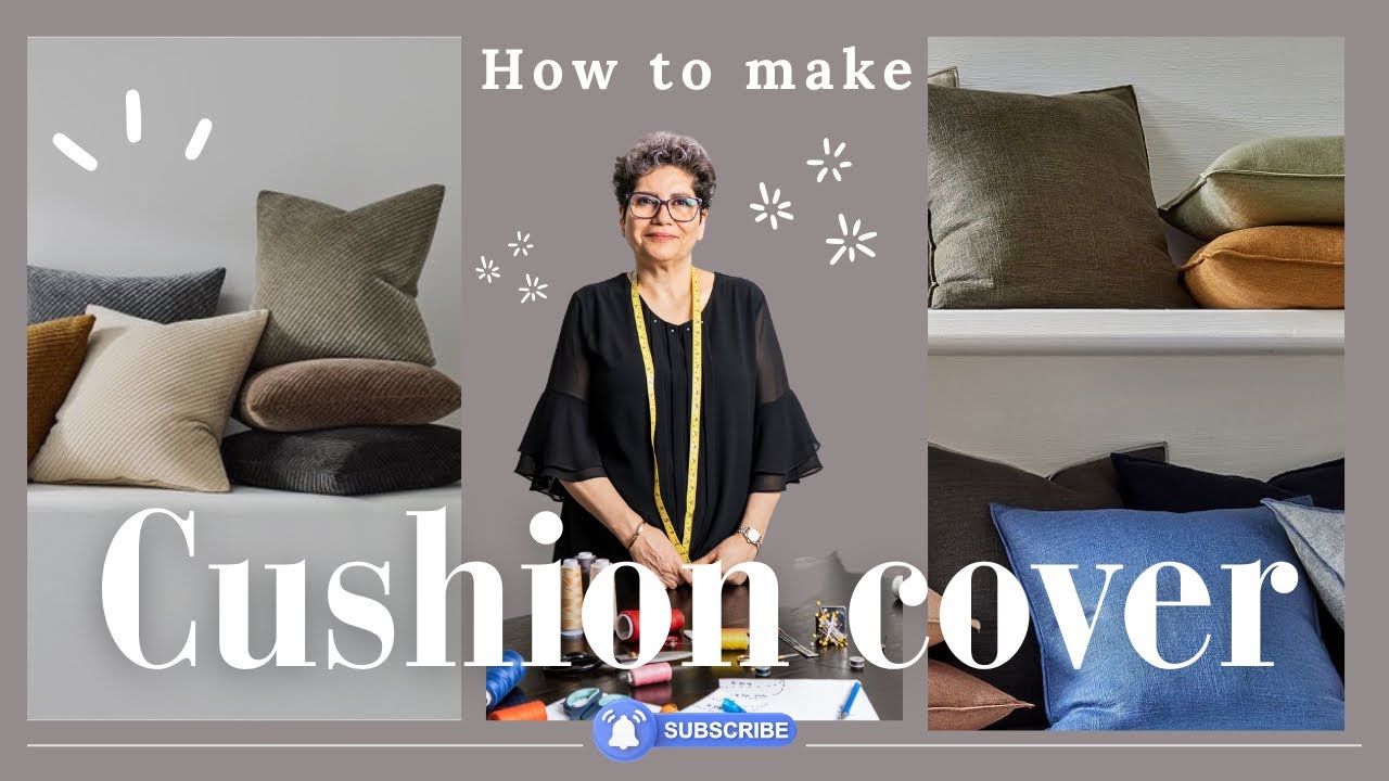 How to make cushion covers!! Tutorial step by step for beginners  !!!