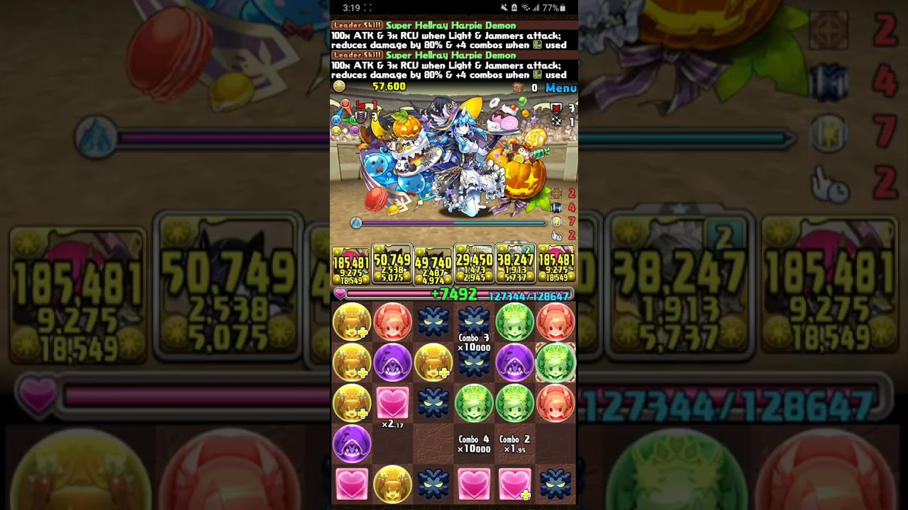 Puzzle & Dragons:  February Quests Lv.6 & 7-Fixed Leader and Helper