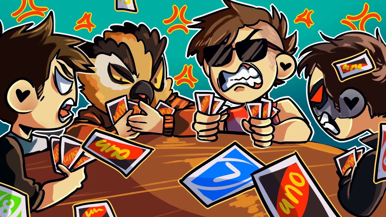 THE NEVER ENDING UNO SESSION!! - Uno Funny Moments