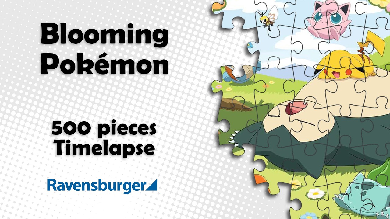 Blooming Pokémon (Ravensburger 12001131) #puzzle #cozy #timelapse #ravensburger #Pokémon