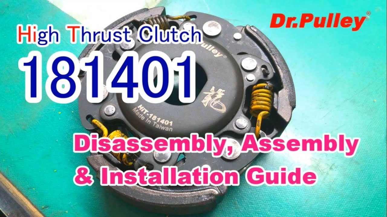 Dr.Pulley HiT181401, its disassembly ,assembly and installation on driven pulley.