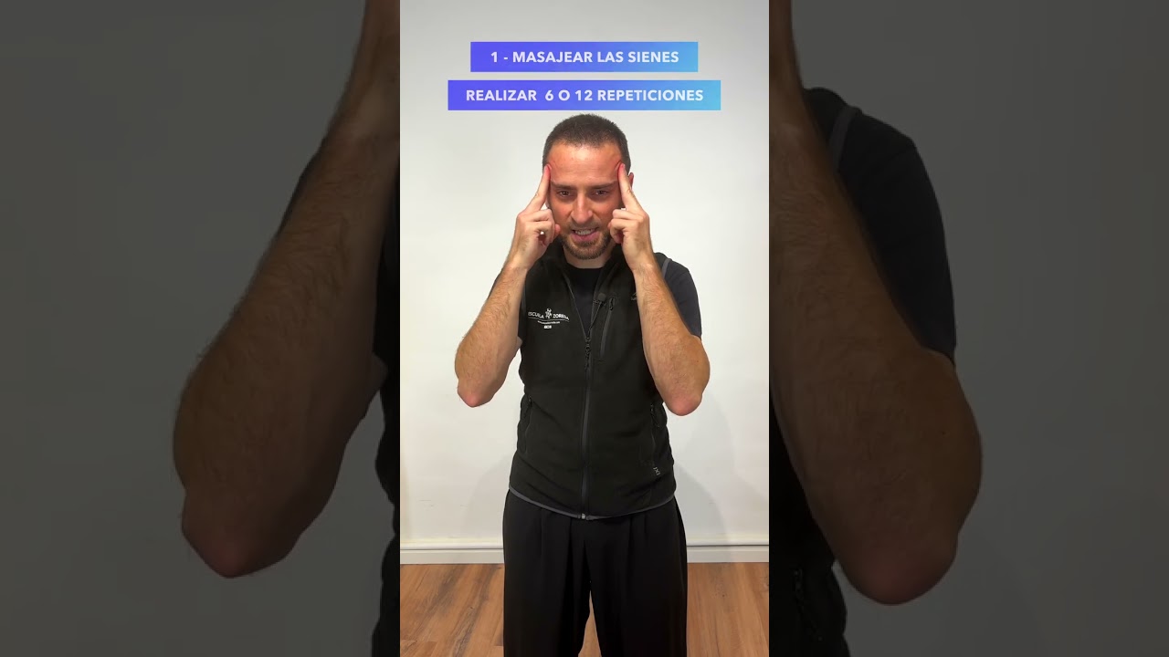 MASAJE para los dolores de cabeza o migrañas.