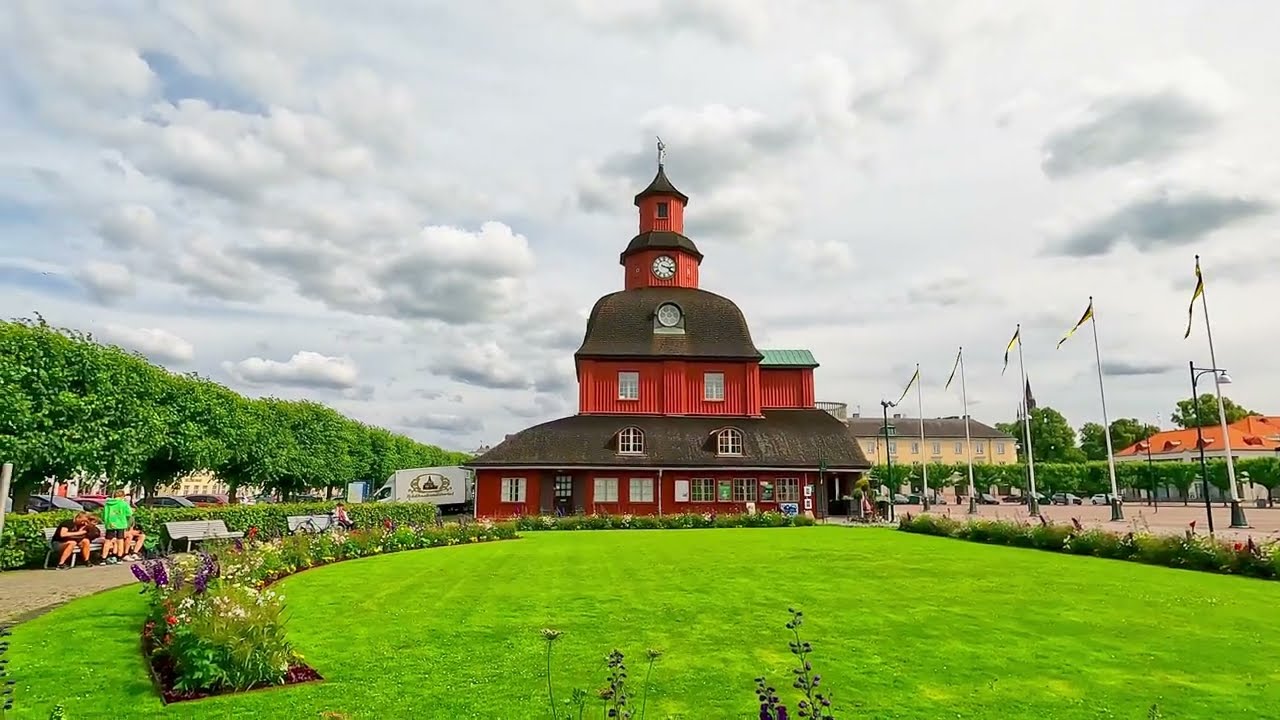 Sweden Lidköping walk in the center 2024