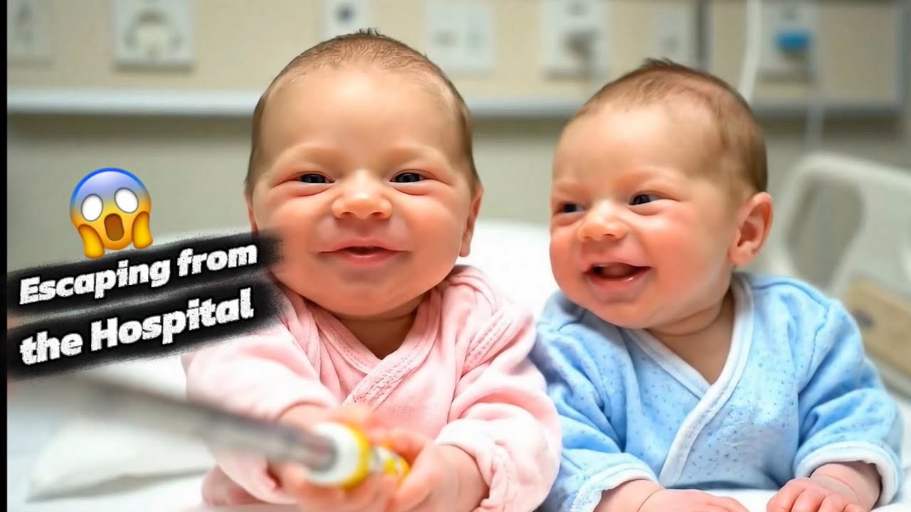 Escaping from the Hospital 😂 AI Twins Vlog