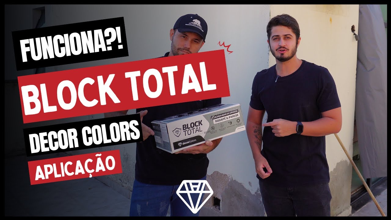 TESTANDO O BLOCK TOTAL DA DECOR COLORS (Bloqueador de umidade ascendente)