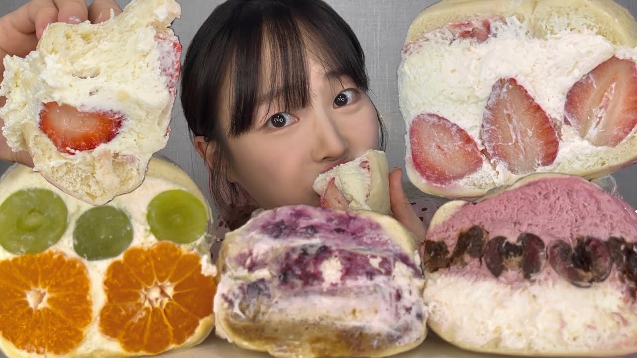 ENG) 쫜득촉촉 인생베이글 ASMR✨ 소리 넘 좋다.. | CHEWY&CREAMY FRUIT BAGEL MUKBANG ASMR