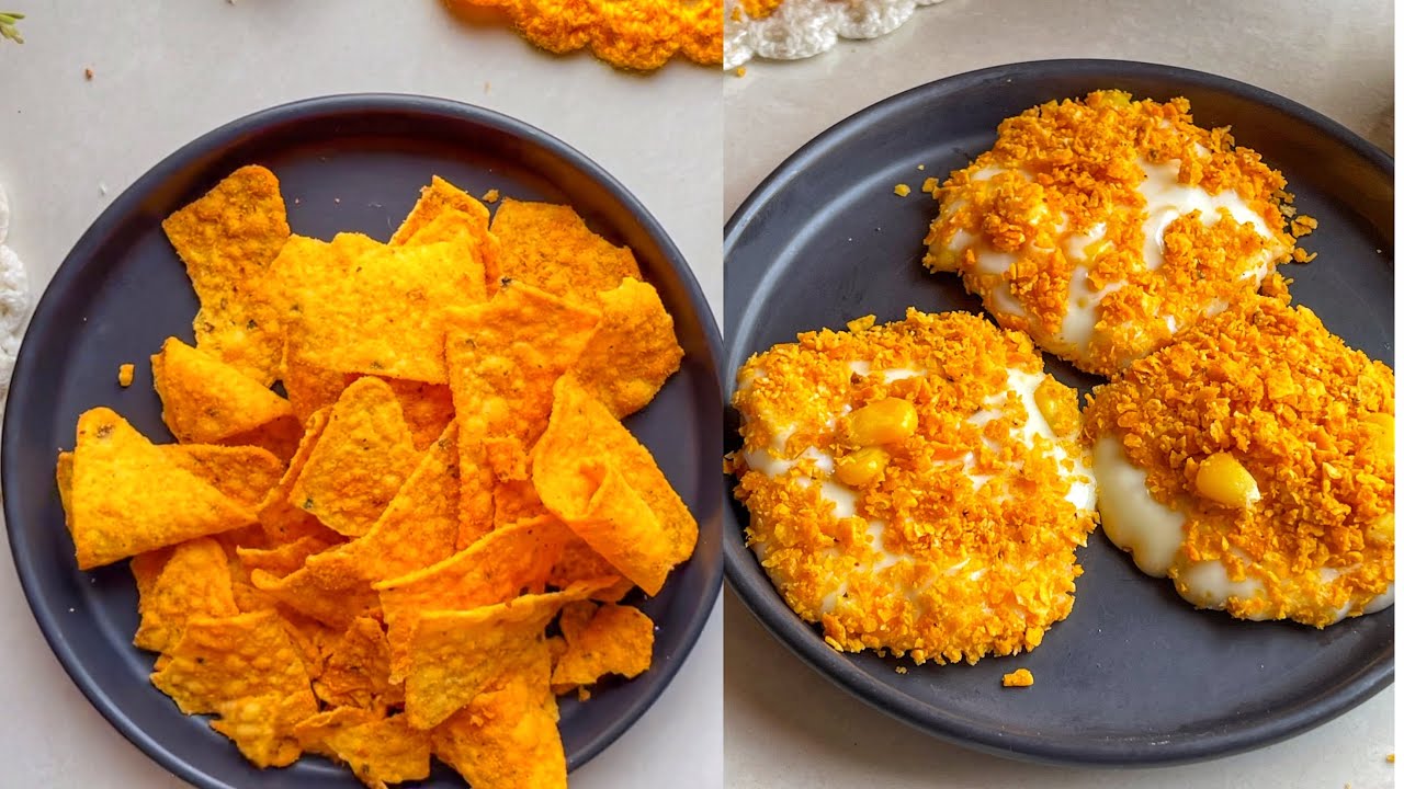 Cheese Burst Nachos | Cheese and corn Bites | Easy and Quick cheese snack