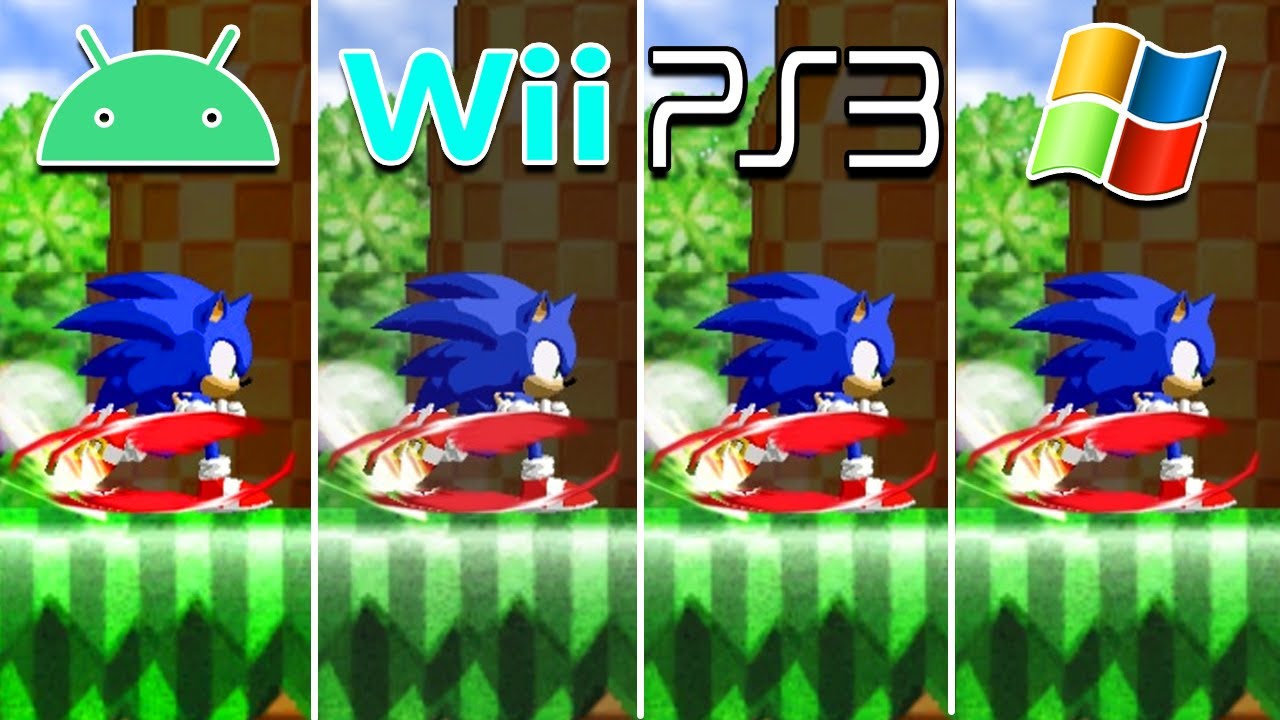 Sonic the Hedgehog 4 Episode I (2010) Android vs Wii vs PS3 vs Windows (Which One is Better?)