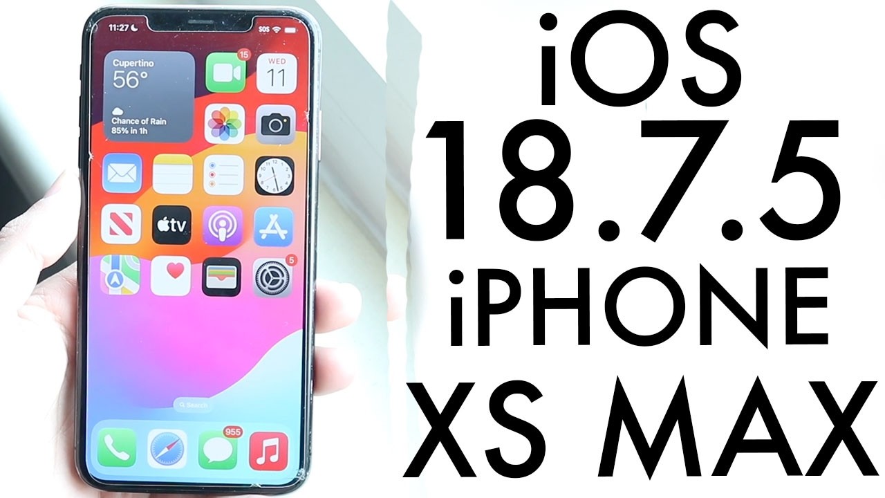 iOS 18.7.5 на iPhone XS Max! (Обзор)
