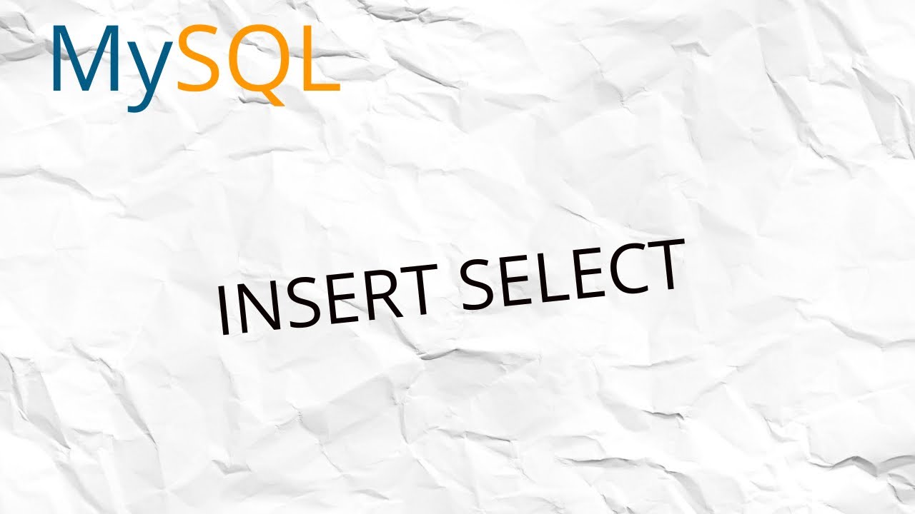 Как использовать INSERT SELECT  в MySQL чтобы быстро вставить нужные строки в таблицу